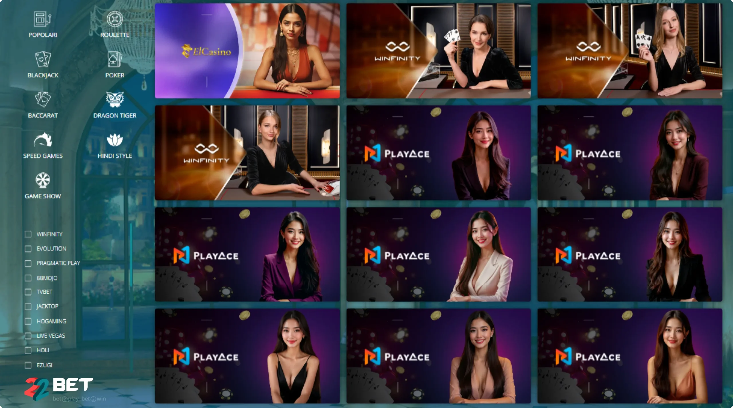 22Bet Croupier dal Vivo 22Bet Croupier dal Vivo